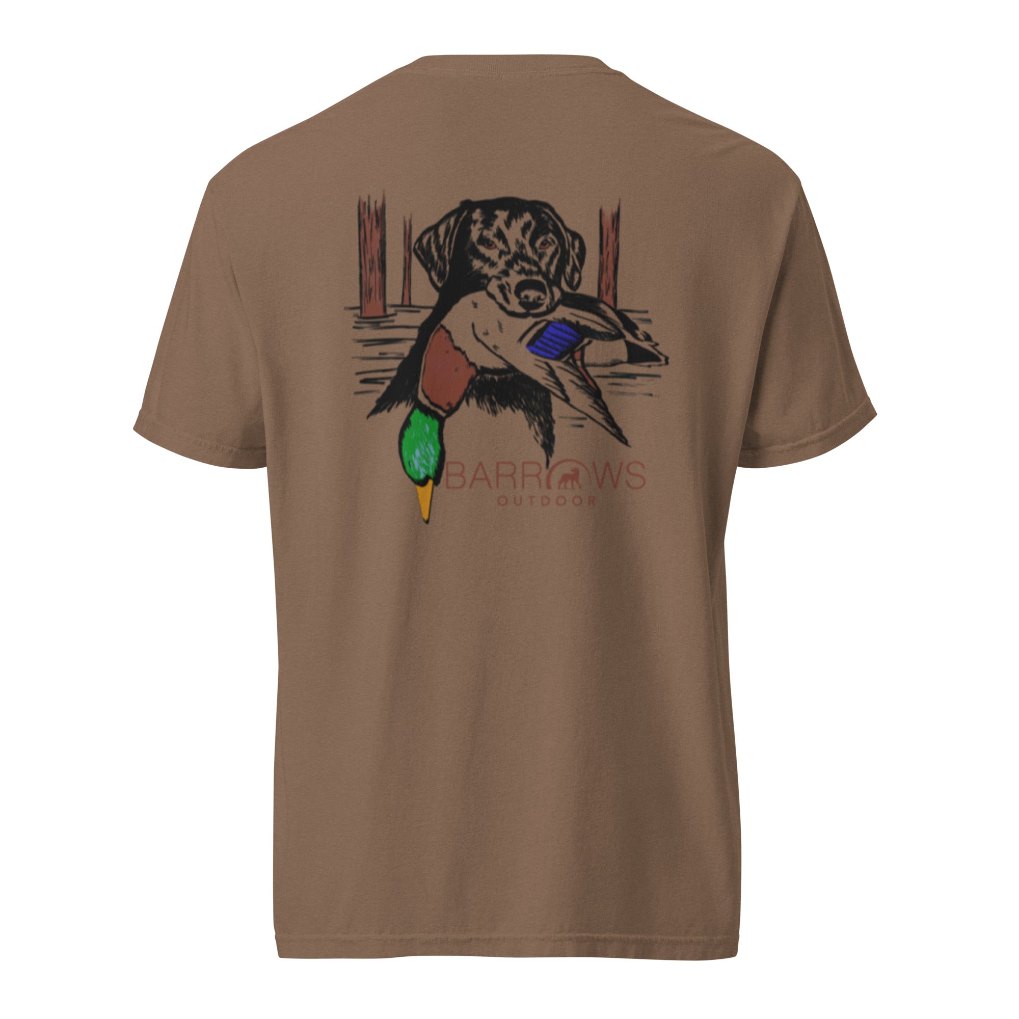 Unisex garment - dyed heavyweight t-shirt - Barrows Outdoor