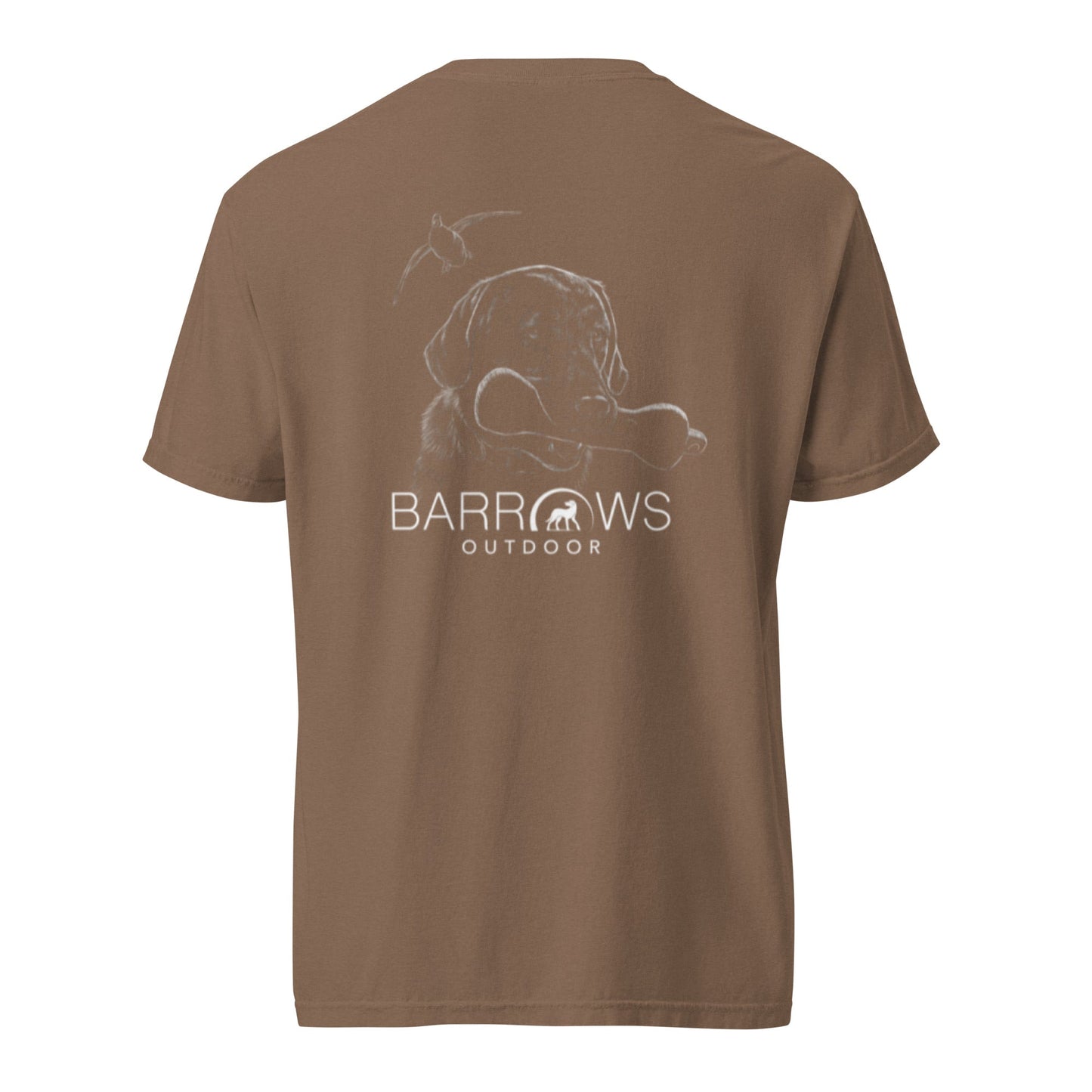 Unisex garment - dyed heavyweight t-shirt - Barrows Outdoor