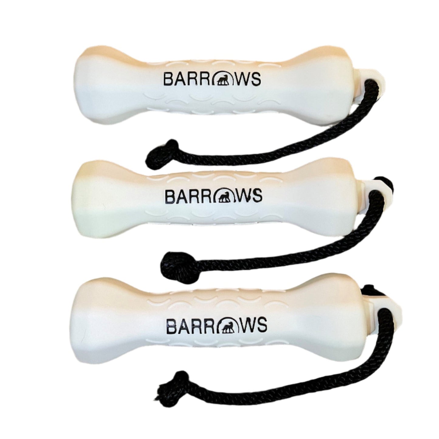 White Dog Training Bumper