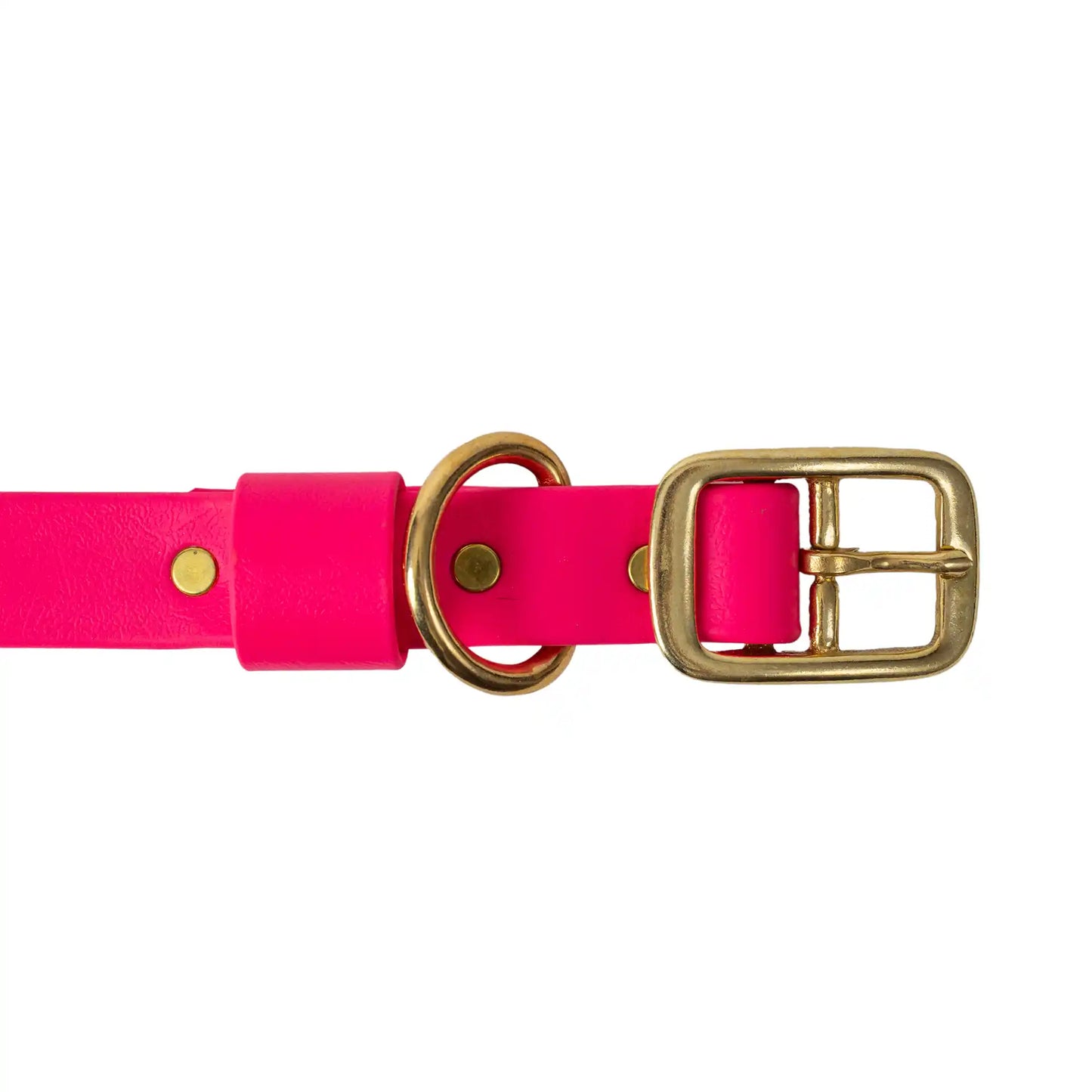 Pink Barrows Biothane Traditional Collar