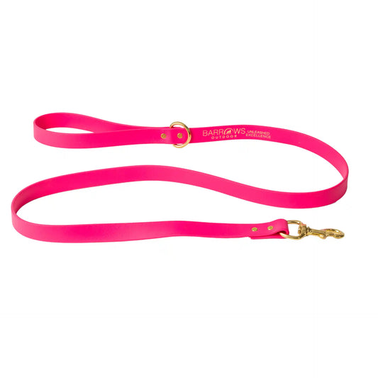 Pink Barrows Biothane Leash