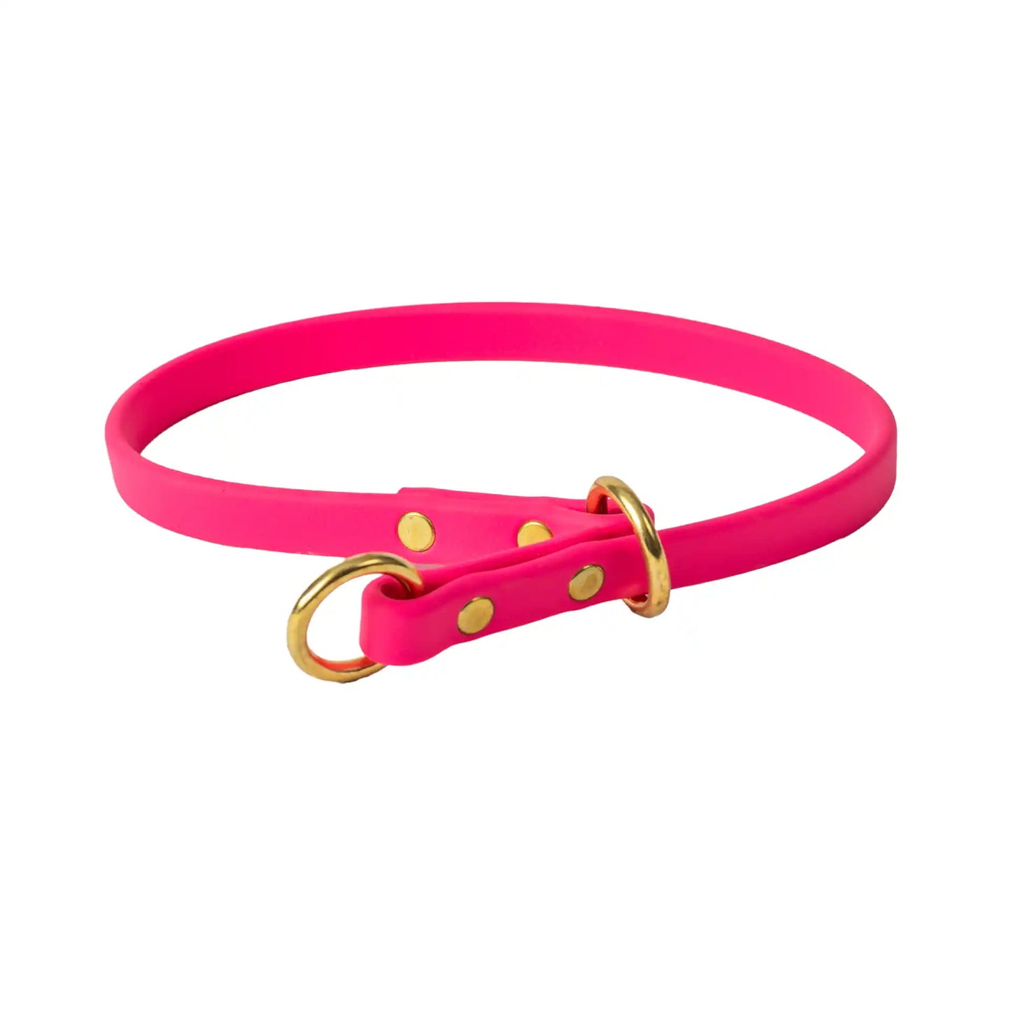 Pink Barrows Biothane Slip Collar