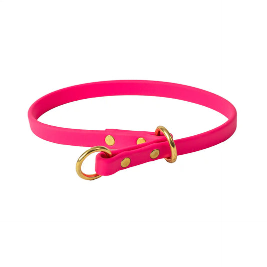 Pink Barrows Biothane Slip Collar