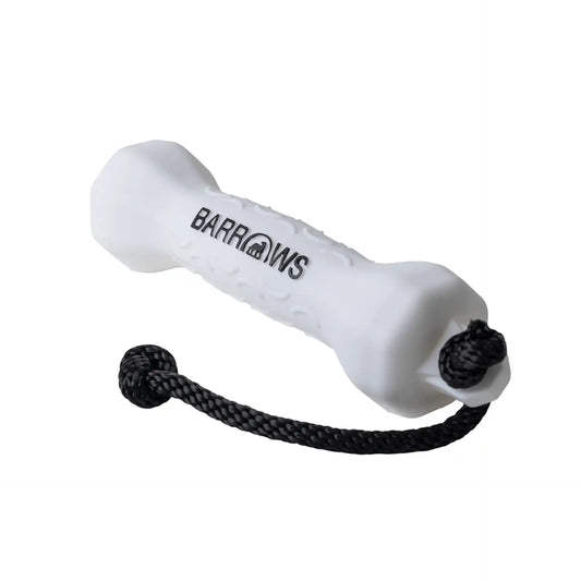 White Dog Training Bumper