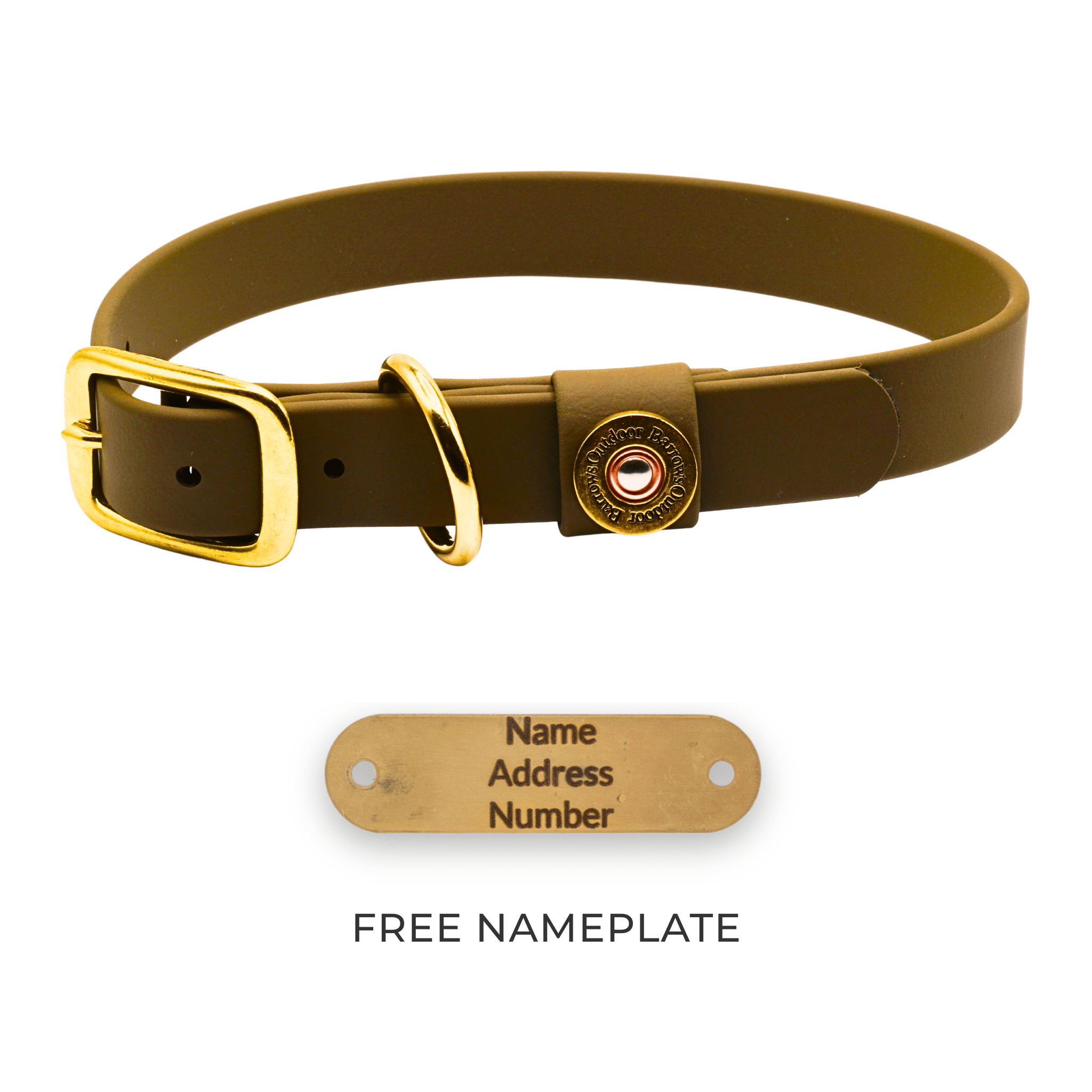 Barrows Dog Collar - OD Green - Barrows Outdoor