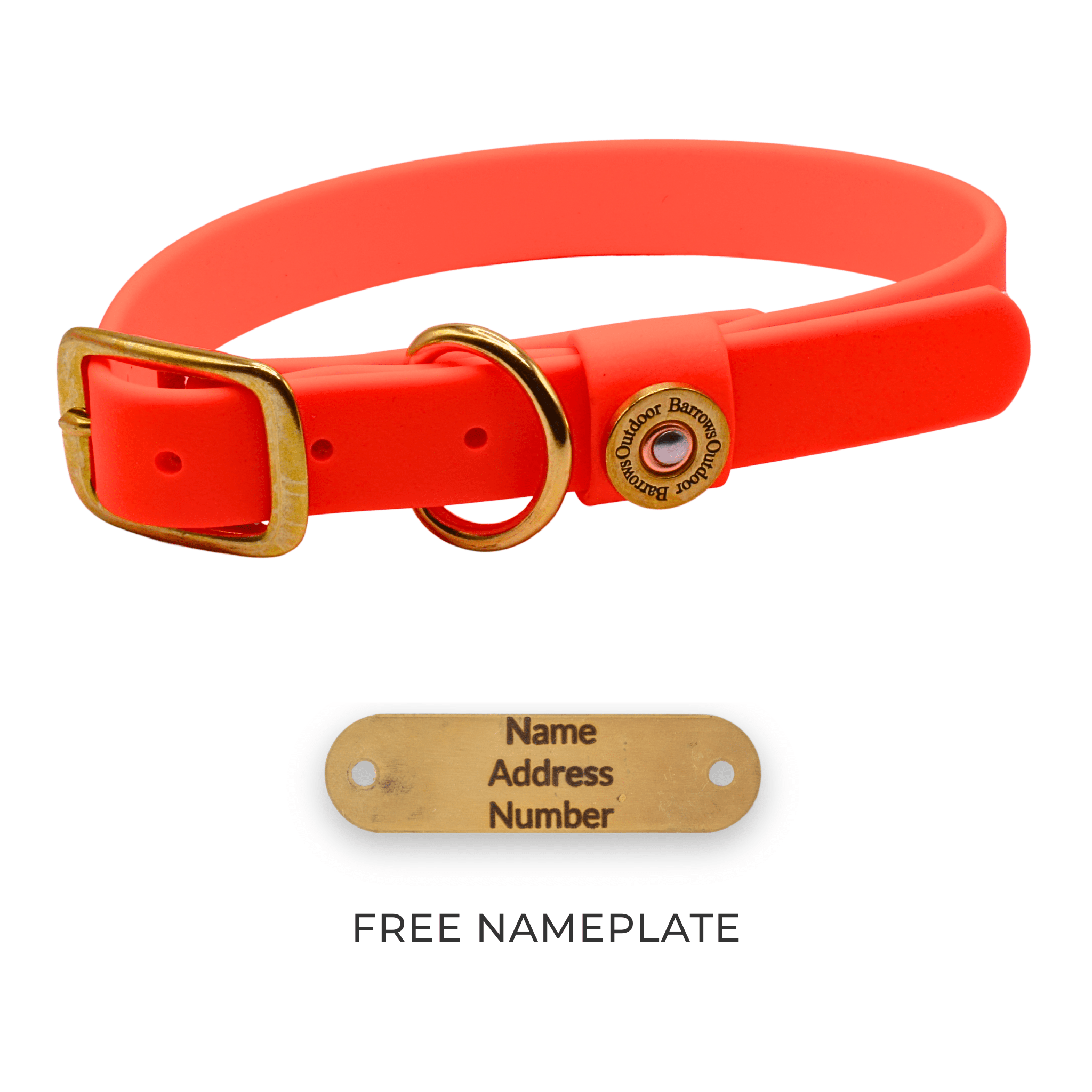 Barrows Dog Collar - Orange - Barrows Outdoor