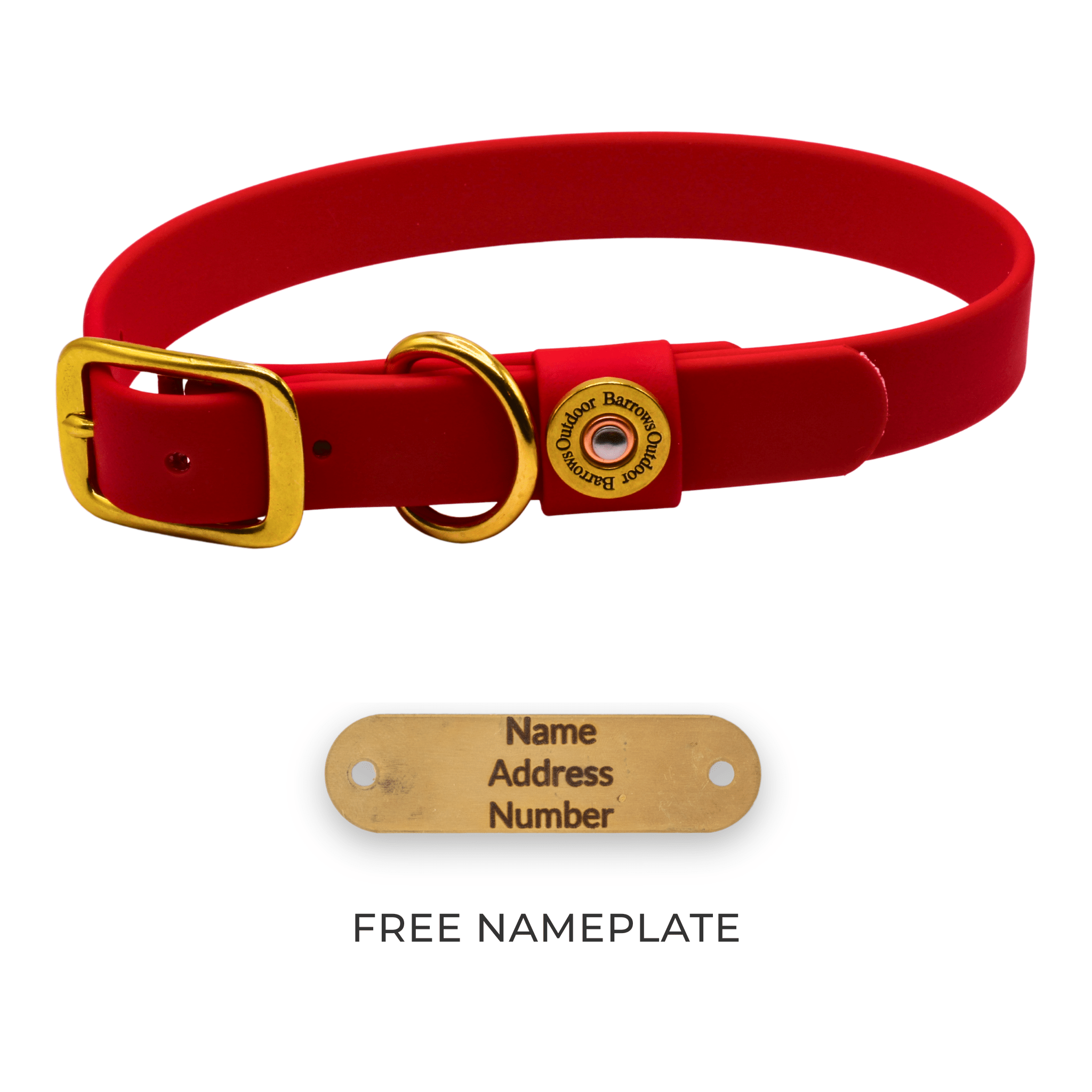 Barrows Dog Collar - Red - Barrows Outdoor