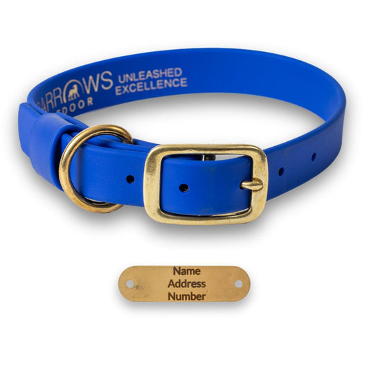 Blue Barrows Biothane Traditional Collar