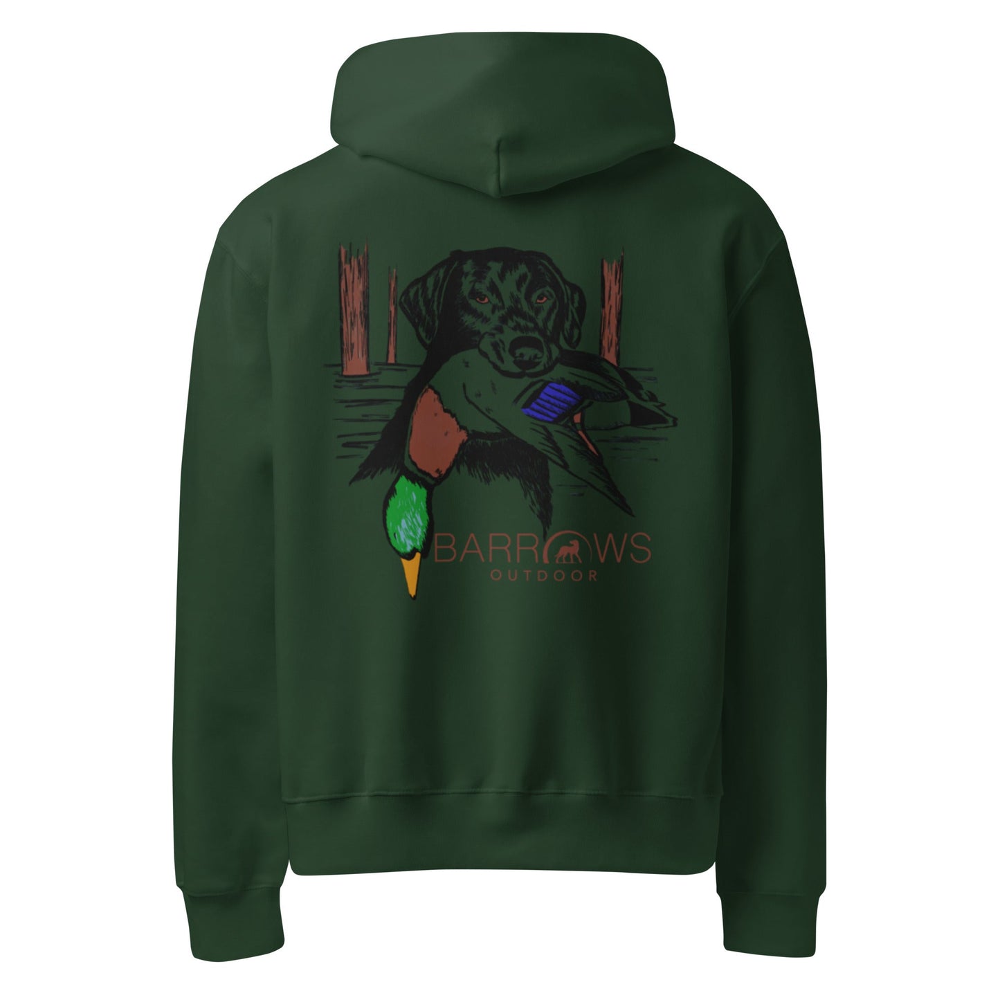 Oversized heavyweight hoodie - Barrows Outdoor