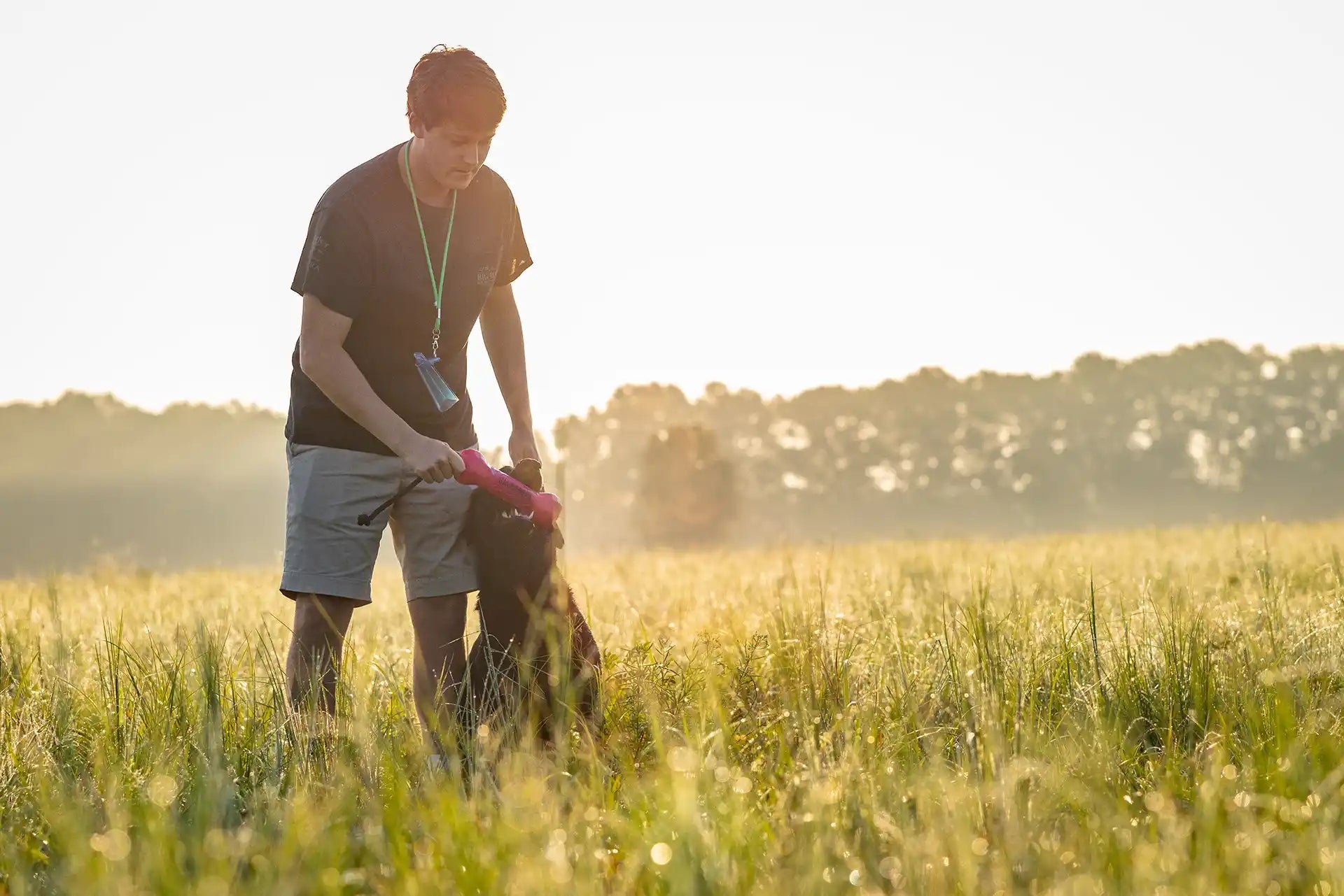 Pink Dog Training Bumper - Barrows Outdoor