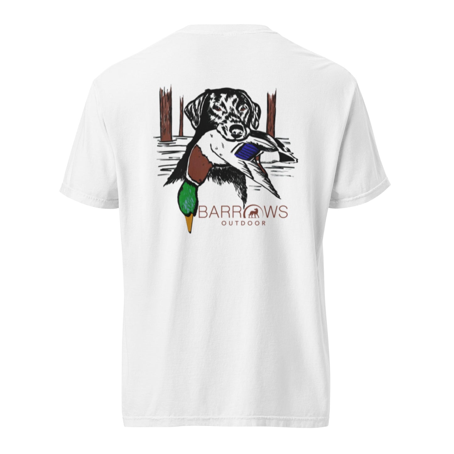 Unisex garment - dyed heavyweight t-shirt - Barrows Outdoor