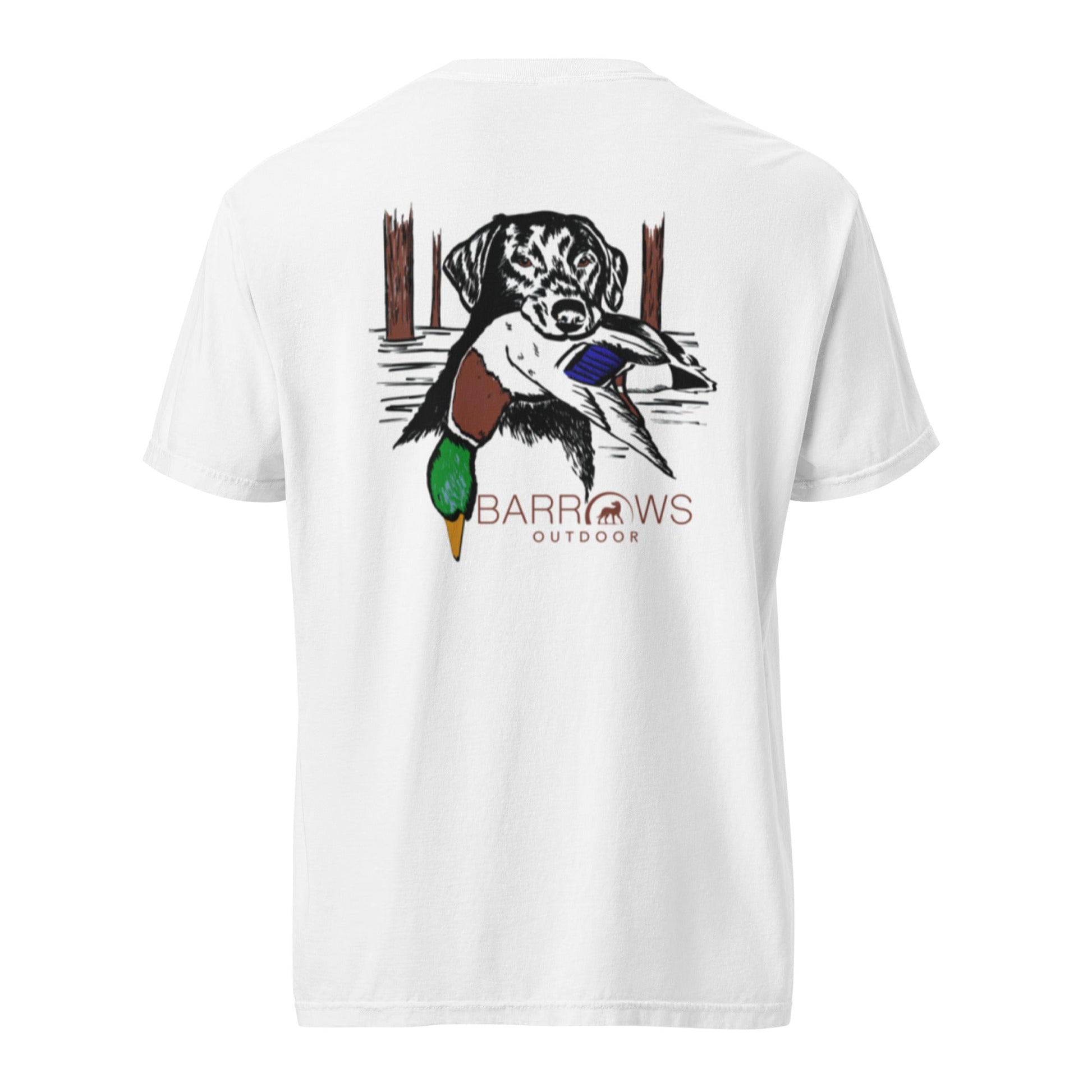 Unisex garment - dyed heavyweight t-shirt - Barrows Outdoor