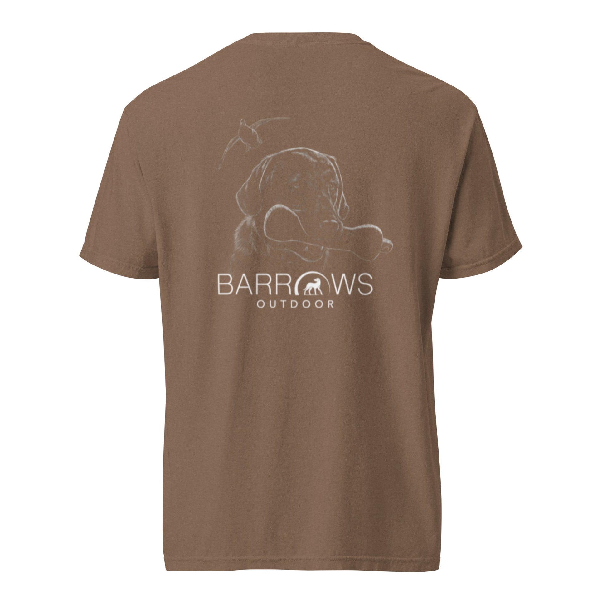 Unisex garment - dyed heavyweight t-shirt - Barrows Outdoor