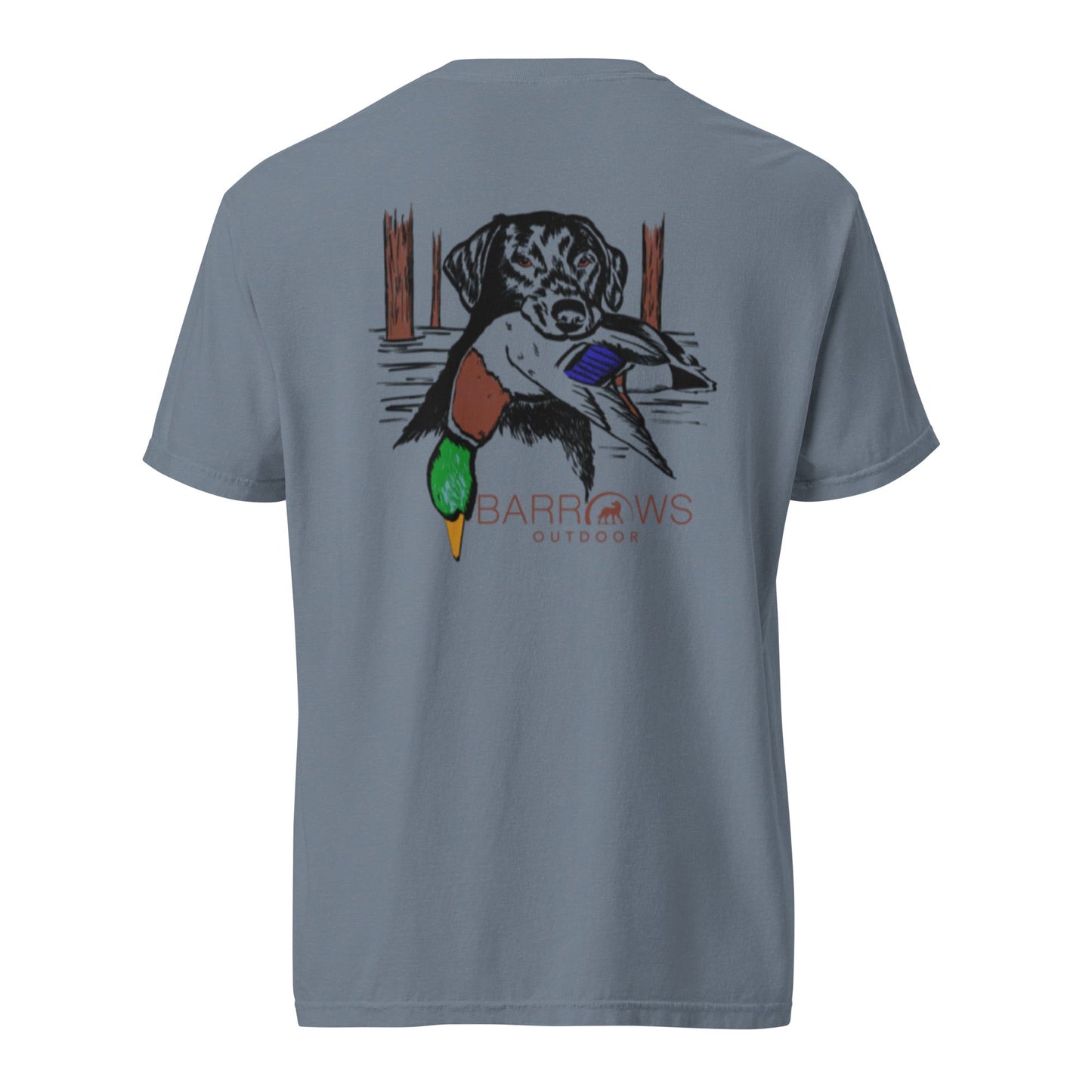 Unisex garment - dyed heavyweight t-shirt - Barrows Outdoor