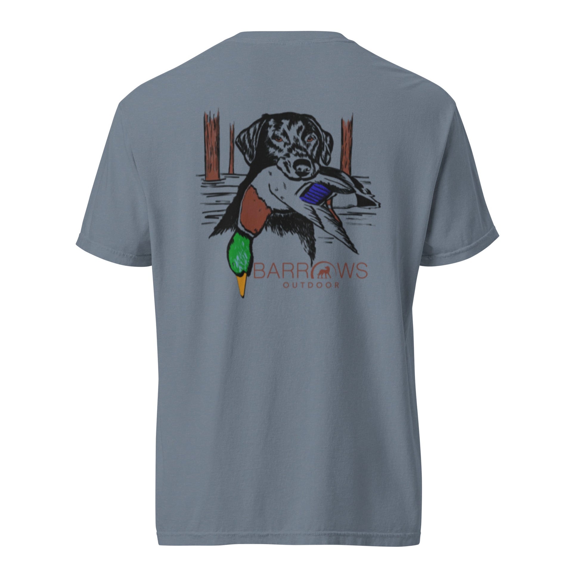 Unisex garment - dyed heavyweight t-shirt - Barrows Outdoor