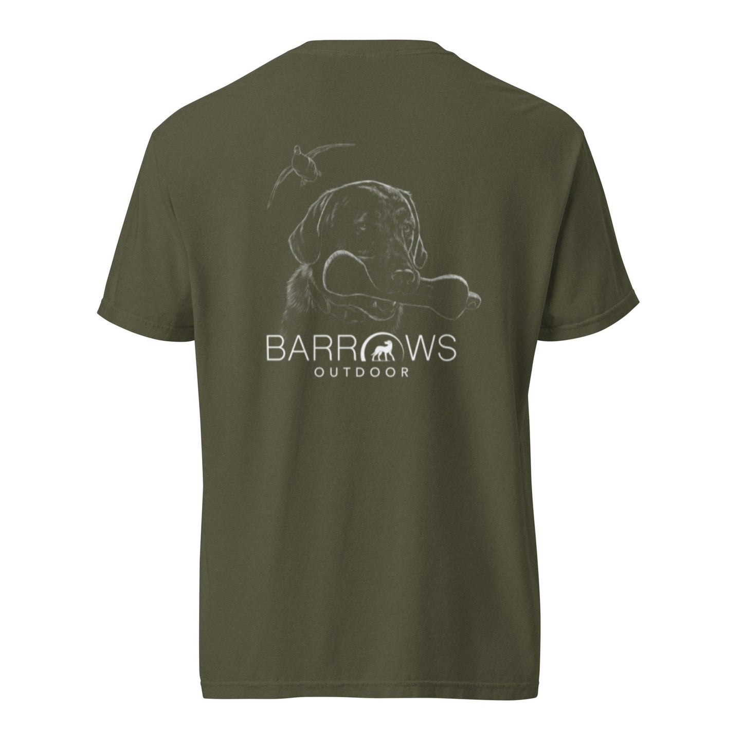 Unisex garment - dyed heavyweight t-shirt - Barrows Outdoor